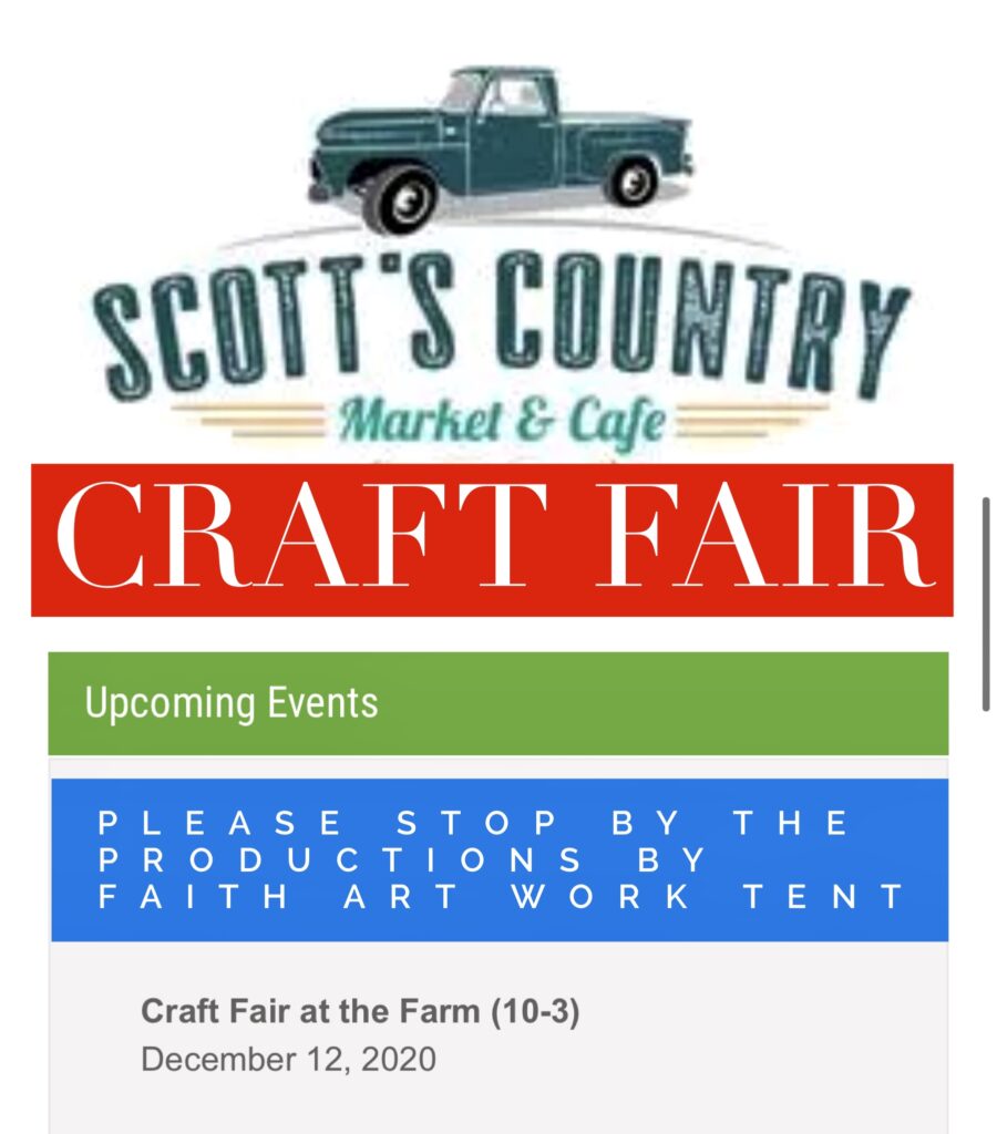 Scotts Farm Craft Fair Dec 12th 2020